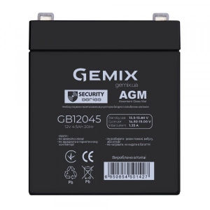 Акумулятор для ДБЖ Gemix GB12045 фірмовий сайт