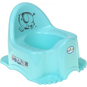 Горщик дитячий Tega Baby ЕСО Слоник з музикою Бірюзовий (PO-057-140)