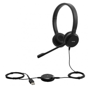 Гарнітура дротова Lenovo Pro Stereo Wired VOIP Headset (4XD0S92991)