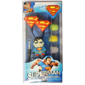Навушники вкладиші дротові Optima Superman (OPT-HF-SM)