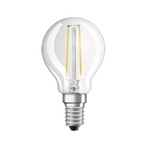Лампочка звичайного розжарювання Osram LED E14 4-40W 4000K 220V P45 Filament (4058075435209)