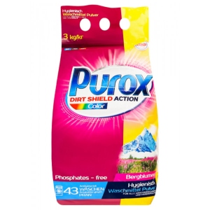 Пральний порошок Purox Color 3 кг (4260418933550)