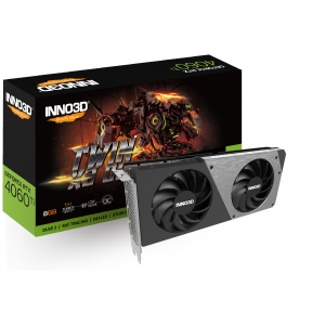 Відеокарта Inno3D GeForce RTX4060 Ti TWIN X2 OC, 8GB GDDR6 (N406T2-08D6X-171153N)