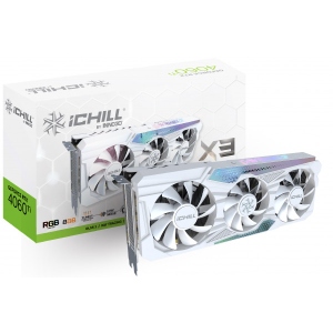Відеокарта Inno3D GeForce RTX4060 Ti iChill X3 WHITE, 8GB GDDR6 (C406T3-08D6X-17113280)