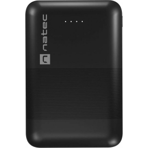 Батарея мобільна Natec 10000mah Trevi Compact 2x USB-A+1xUSB -C Black (NPB-1941)