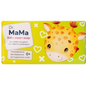 Мило кускове дитяче Dr.MaMa Дбайливе очищення. З екстрактом календули 90 г (4820263230909)