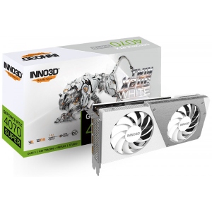 Відеокарта Inno3D GeForce RTX4070 Super TWIN X2 OC WHITE, 12GB GDDR6X (N407S2-126XX-186162W)