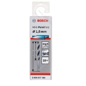 Свердло Bosch HSS-PointTeQ 1.5х18х40 мм 10 шт. (2.608.577.183)
