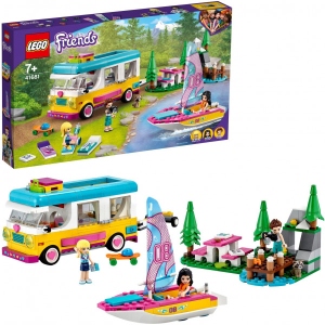 Конструктор LEGO Friends Лісовий будинок на колесах і вітрильника (41681)