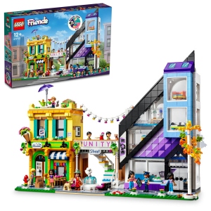 Конструктор LEGO Friends Квіткові та дизайнерські крамниці у центрі міста (41732)