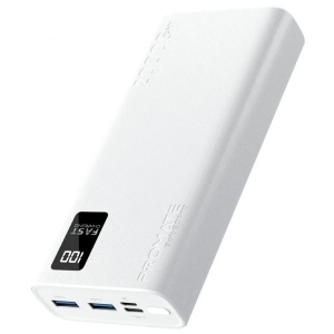 Батарея мобільна Promate Bolt-20pro 20000mAh White