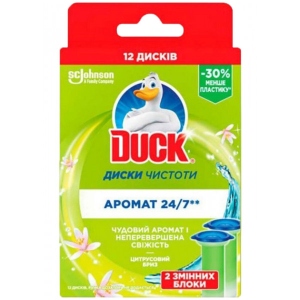 Туалетний блок SC Johnson Duck диски Цитрусовий бриз змінний  2 шт. (5000204339703)
