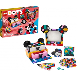 Конструктор LEGO DOTS Коробка «Знову до школи» з Міккі та Мінні Маусами (41964)