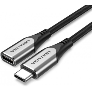 Кабель синхронізації даних Vention USB 3.1 Type-C M-F 1.0 м 60W (20V/3A) (TABHF)