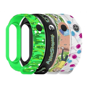 Ремінець для фітнес-браслету Armorstandart for Xiaomi Mi Band 7/6/5 RM New 4 шт. (ARM77067)