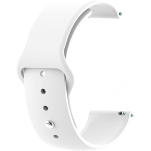 Ремінець для смарт-годинника BeCover for Samsung Galaxy Watch 42mm/Watch Active/Active 2 40/44mm/Watch 3 41mm/Gear S2 Classic/Gear Sport White (7061