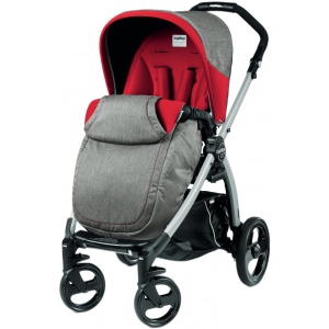Коляска прогулянкова Peg-Perego Book Plus Red/Gray офіційний магазин