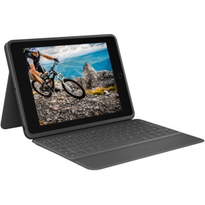 Чохол-клавіатура для планшета Logitech Rugged Folio Graphite (L920-009319)