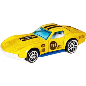 Колекційна машинка 1:64 RevRace жовтий (89862)