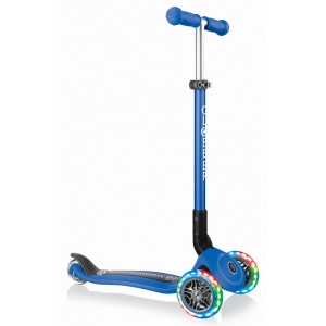 Триколісний самокат Globber PRIMO FOLDABLE FANTASY LIGHTS Blue (432-100) купити