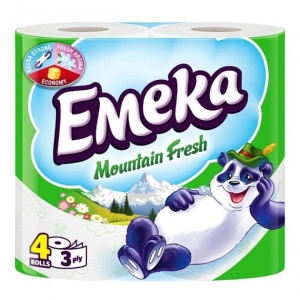 асортимент Туалетний папір Emeka MOUNTAIN FRESH 4 шт. (3800024026492)