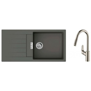 Мийка кухонна+змішувач Hansgrohe S520-F480 + Focus M41 (43358800)