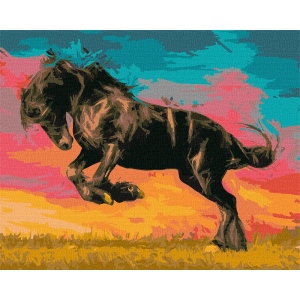 Картина за номерами Идейка "Величний мустанг" 40x50см (KHO4339)