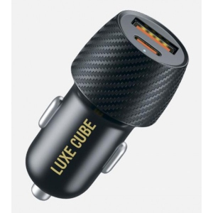 Автомобільний зарядний пристрій Luxe Cube 2USBх3A 36W Black (4446689880957)