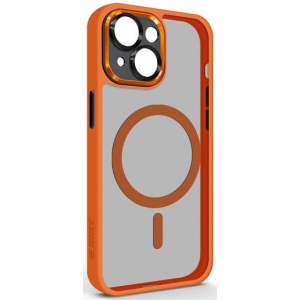 Чохол для смартфону Armorstandart Unit MagSafe SE for Apple iPhone 14 Orange Black (ARM75374)