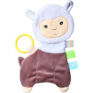 М'яка іграшка тварина BabyOno обнімашка з шелестом "Альпака Ліліан", 24 * 14 см (449)