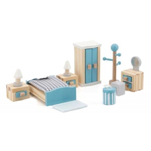 Меблі і будиночки для класичної ляльки Viga Toys PolarB Спальня (44035)