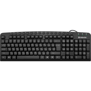 Клавіатура дротова Defender Focus HB-470 RU Black (45470)