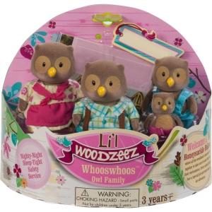 Колекційні фігурки набір Li'l Woodzeez Сім'я Сов (6007Z)