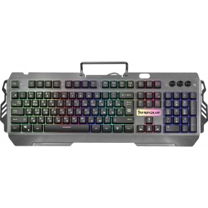 Клавіатура дротова ігрова Defender Renegade GK-640DL RU RGB Gray (45640)