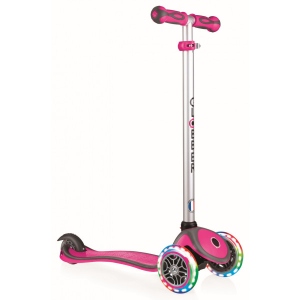 Триколісний самокат Globber EVO COMFORT LIGHTS 5 в 1 Pink (459-110)