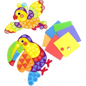 Стікерна мозаїка Vladi Toys м'яка "Тукан" (укр) (VT4511-02)