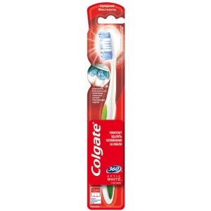 Зубна щітка Colgate 360 Оптик Уайт