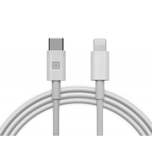 Кабель синхронізації даних REAL-EL Rainbow USB Type-C-Lightning 1 m White (4743304104710) Київ