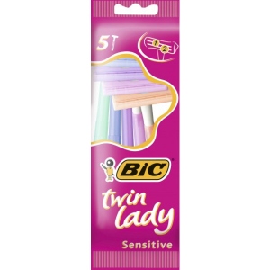 Станок жіночий одноразовий BIC Twin Lady 5 шт. (3086127500934)