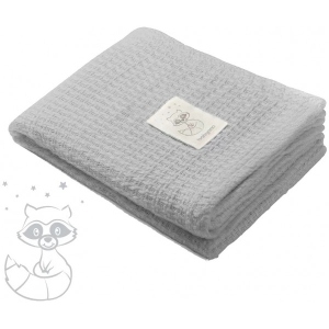 Плед дитячий демісезон BabyOno Єнот, сірий 75 см x100 см (479/04)