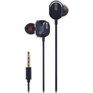 Навушники вкладиші дротові HP DHE-7003 Volume Control Black в Україні