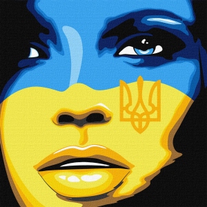 Картина за номерами Ideyka "Вільна Україна" 40x40 см (KHO4865)