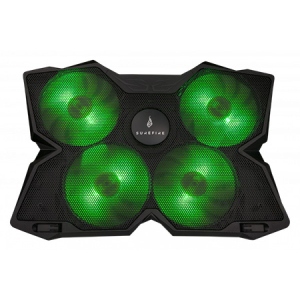 Підставка під ноутбук SureFire Bora Green-LED Black (48818)