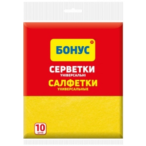 придбати Серветка побутова Бонус віскозні 10шт