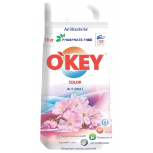 Уцінка - Пральний порошок O'key Цветочный букет color автомат, 10 кг