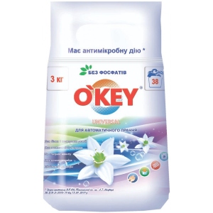Пральний порошок O'key Universal автомат, 3 кг