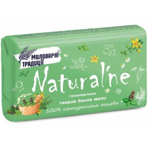 Тверде мило Миловарні традиції Банне. Натуральне 140 г (4820263231357)