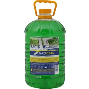 Засіб для чищення скла Buroclean Зелене яблуко 5 л (4823078910769)
