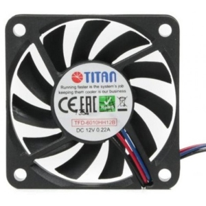 Корпусний вентилятор Titan TFD-6010HH12B Black