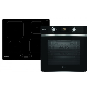 Дух.шафа + індукційна поверхня Indesit IFWS 4841 JH BL+IS 83Q60 NE